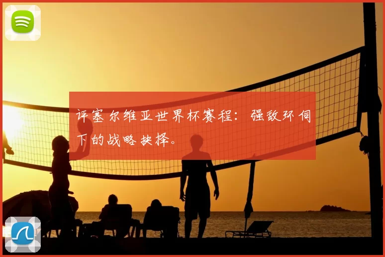 评塞尔维亚世界杯赛程:强敌环伺下的战略抉择。