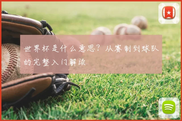 世界杯是什么意思？从赛制到球队的完整入门解读